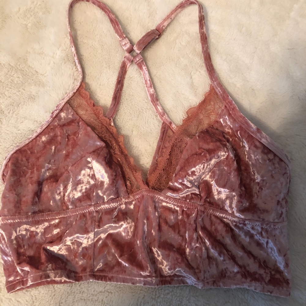 Aerie velvet bralette